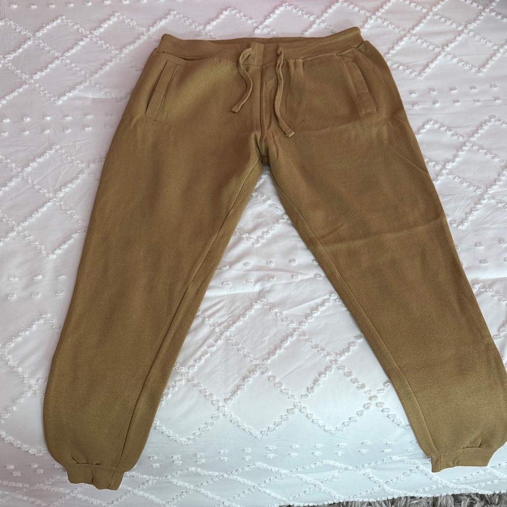 Fashion Nova Tan Jogger Pants
